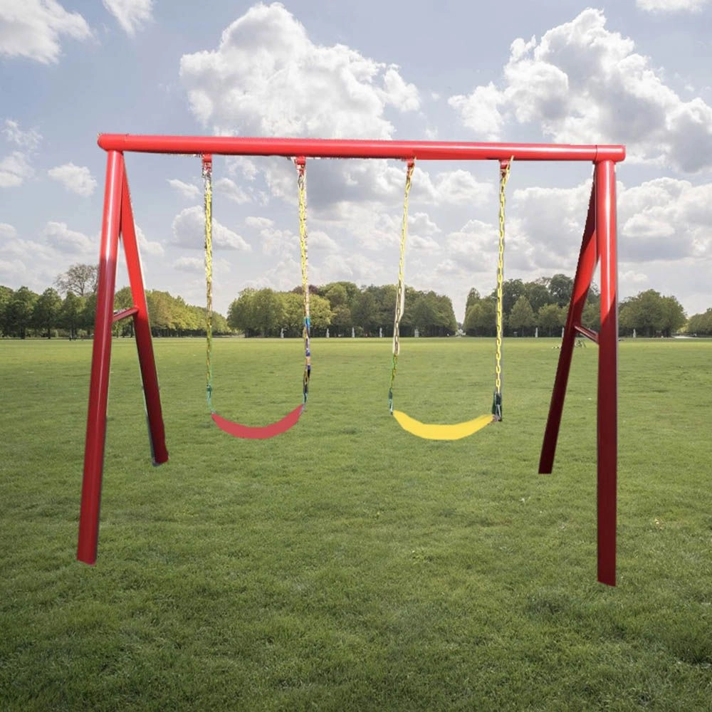 Twin Swings - Metal Blue