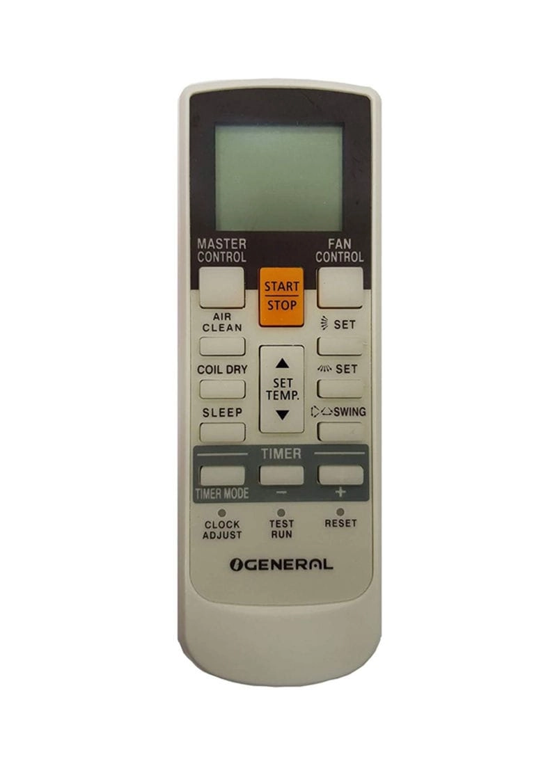 O General Digital Lcd Air-Conditioner Remote Control - White