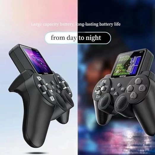 Retro Handheld Gaming Console - 520+ Built-in Games TV Output Rechargeable
