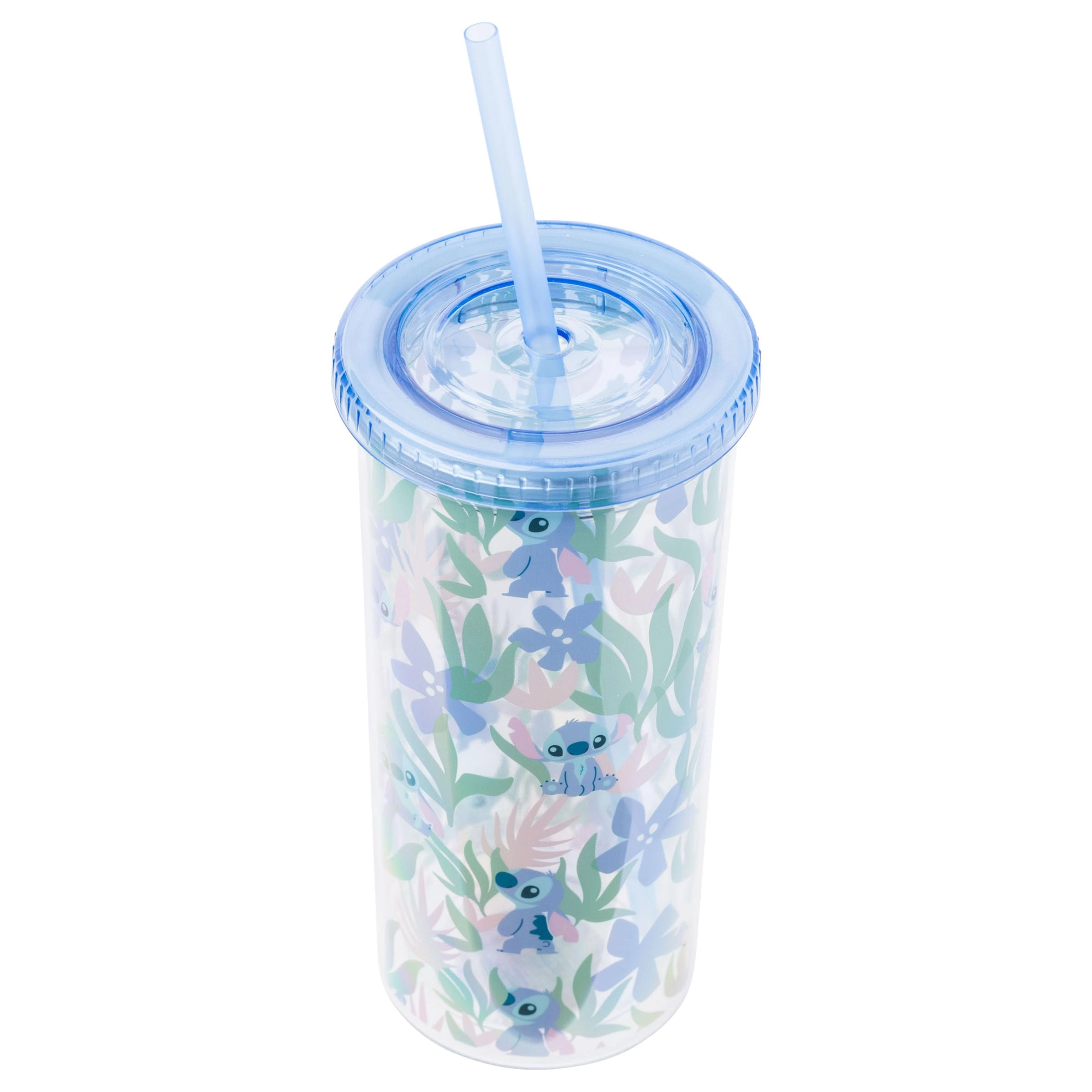 Disney Lilo and Stitch Reusable Cup - 1 pcs - Tropical Pattern