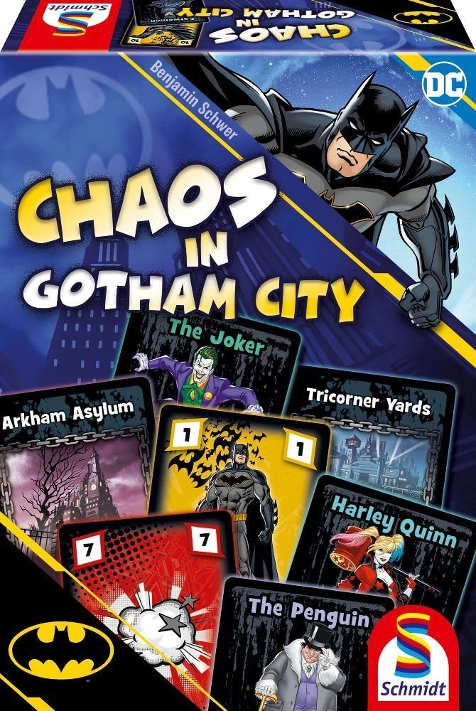 Schmidt Spiele Batman, Chaos in Gotham - Card Game (German)