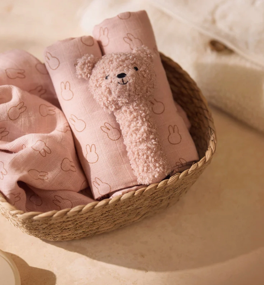 Teddy Bear Rattle - 0+ months 100% polyester