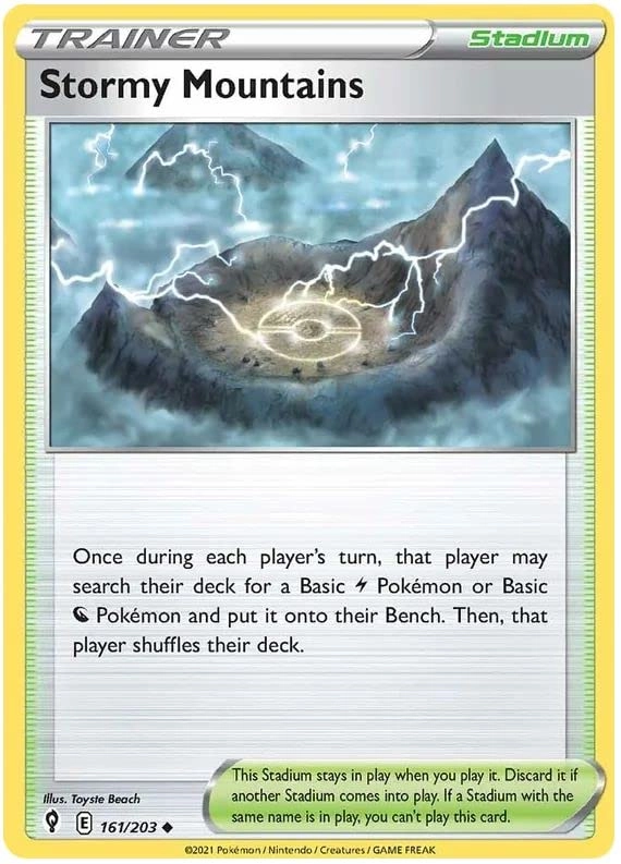 Pokémon Pokemon Stormy Mountains 161/203 - English 1pcs