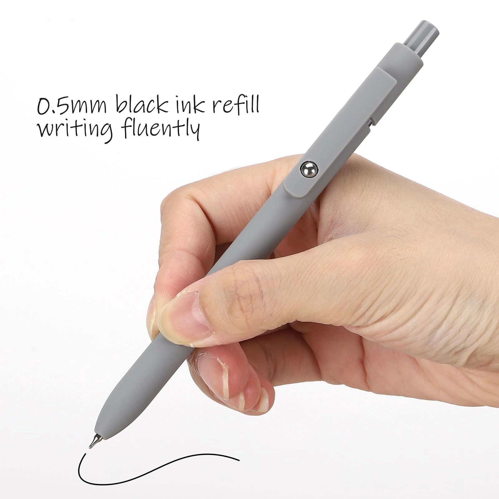 Gel Pens - 6 Pcs 0.5mm
