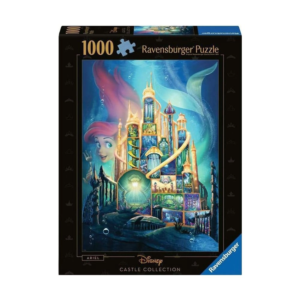 Ravensburger Disney Castle Collection Jigsaw Puzzle Ariel Puzzle (622-12000265_9) - 1000 pcs