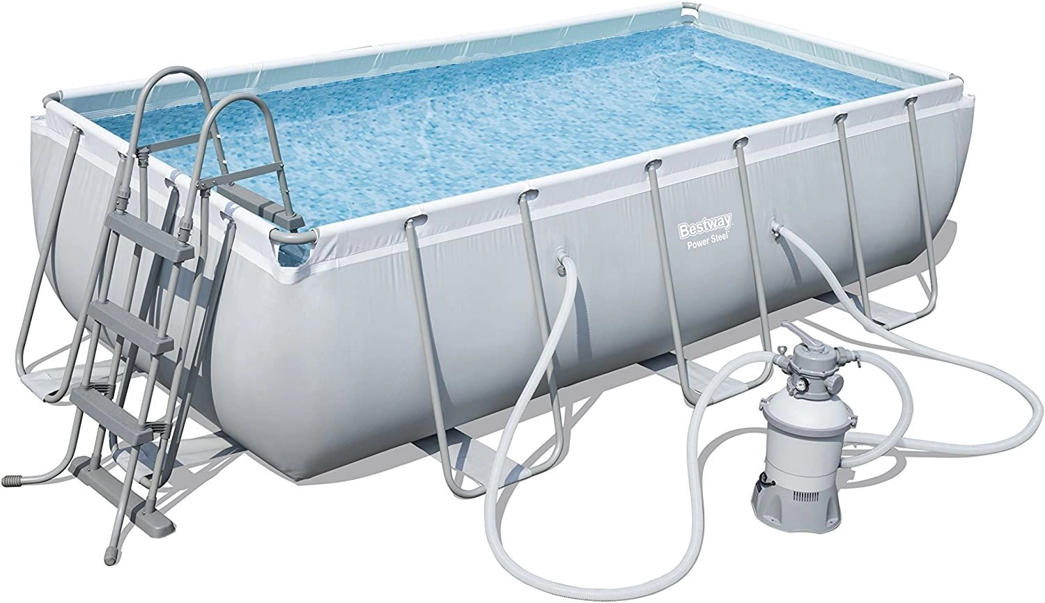 Power Steel Rectangular Pool Set - 6,478L