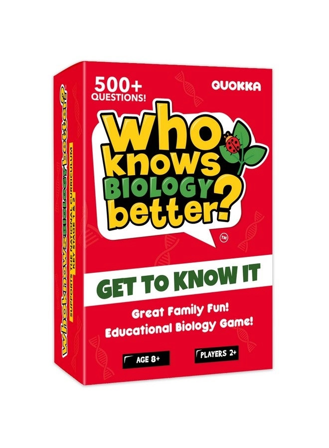 quokka Who Knows Biology Better - Educational Trivia Card Game