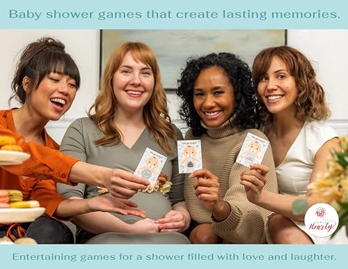 Baby Shower Games - 66 pcs Adult English