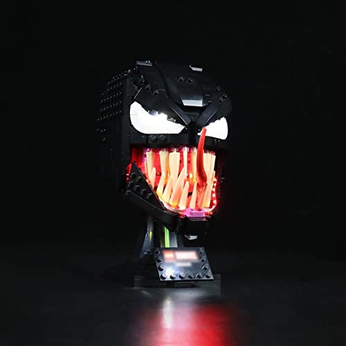 LED light kit - compatible with 76187 Venom Mask Multicolor