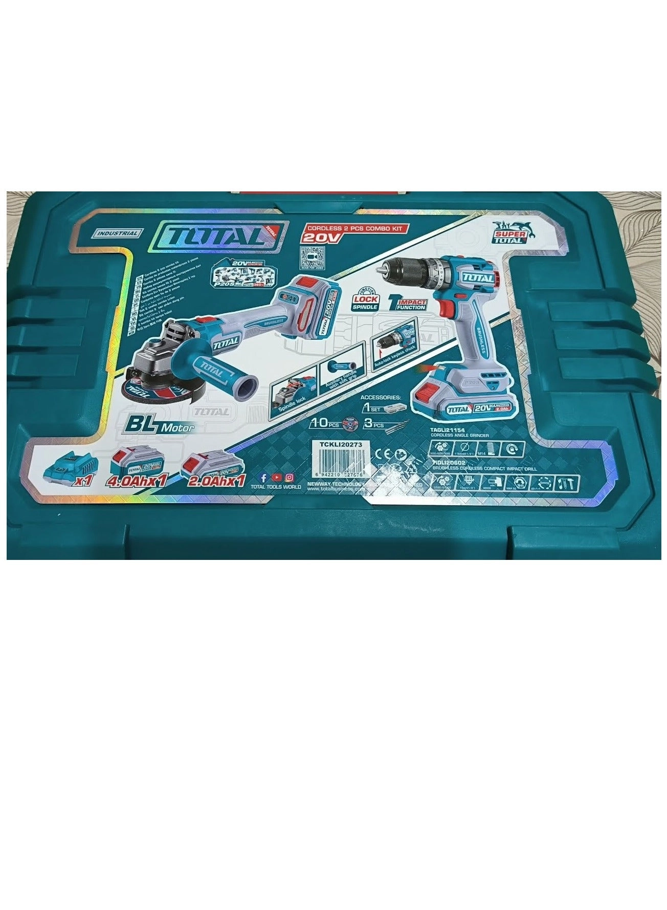 Cordless Combo Kit - 4.0Ah 2.0Ah 20V