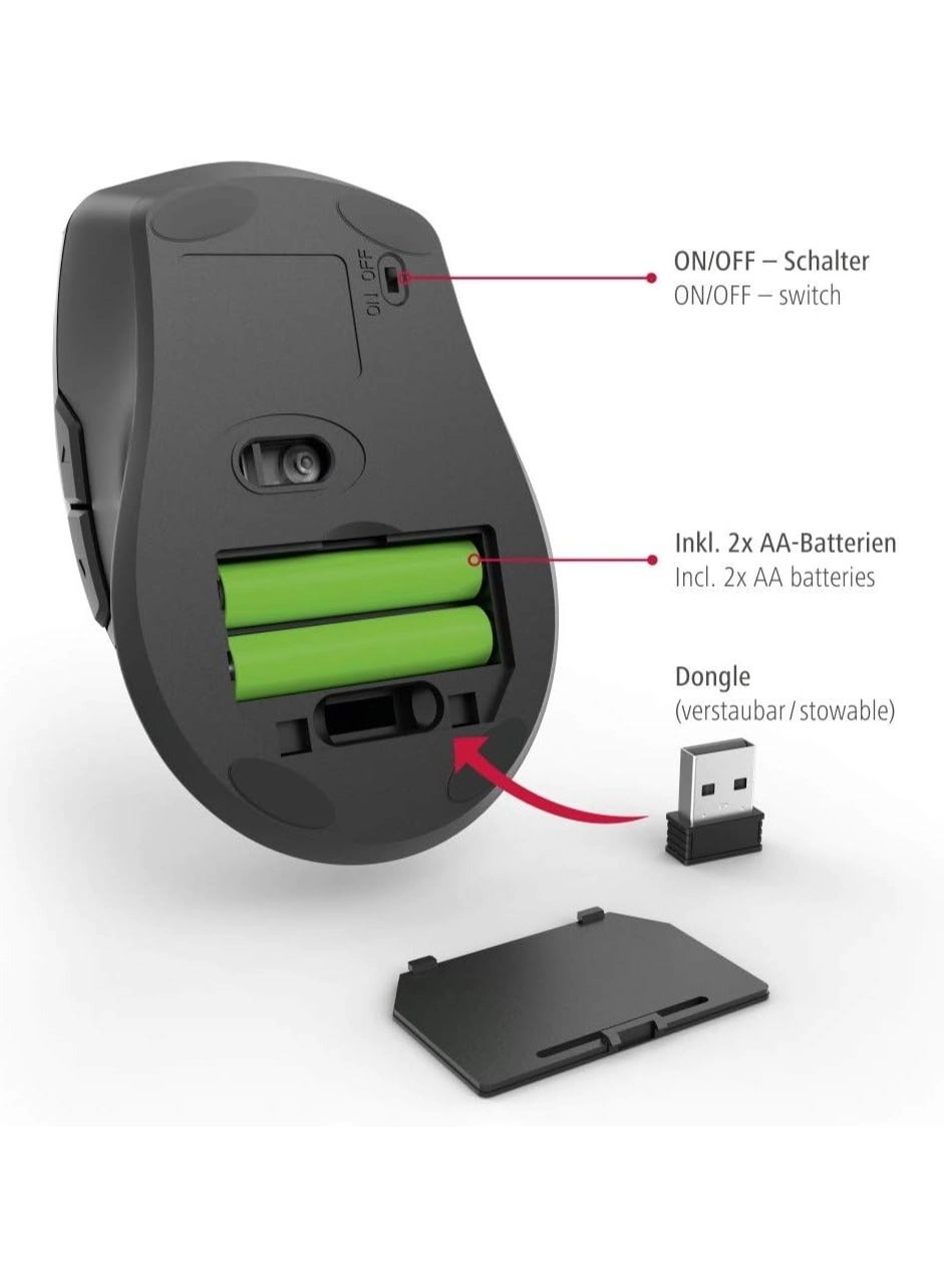 Riano Left-Handed Mouse - Wireless