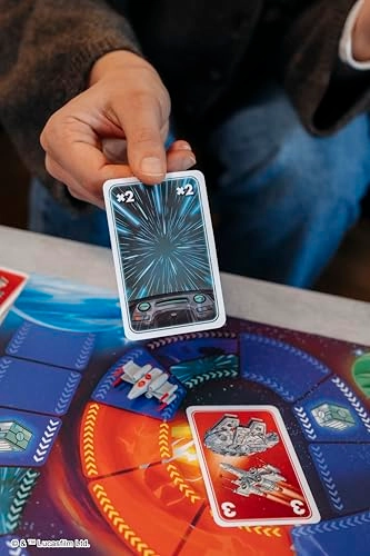 Star Wars Super Teams Space Race - Card Game with Miniatures (Italian)