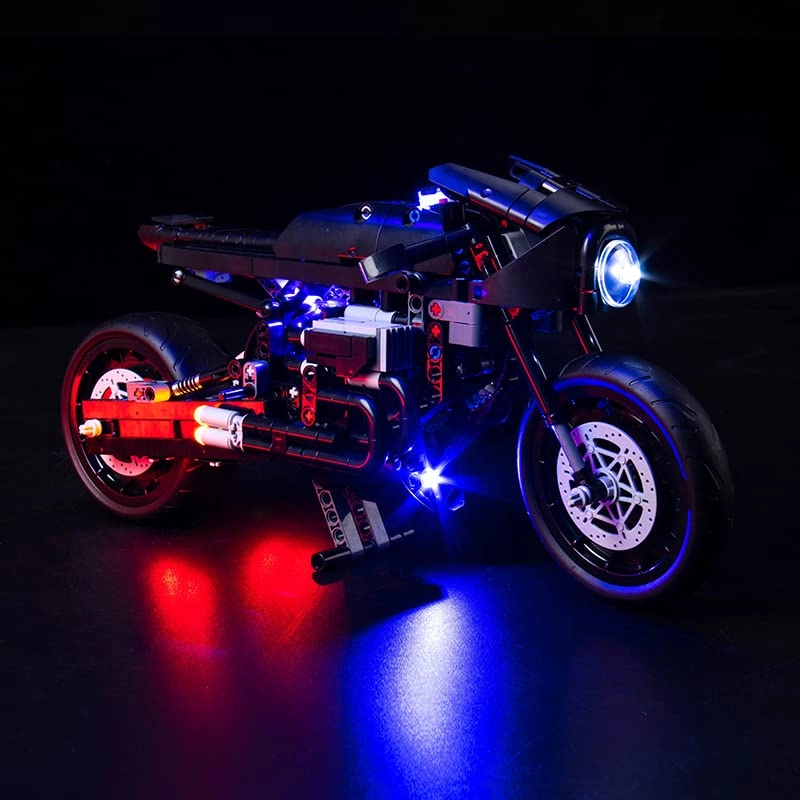 BrickBling 42155-Batman Batcycle - LED Light Set Battery Powered