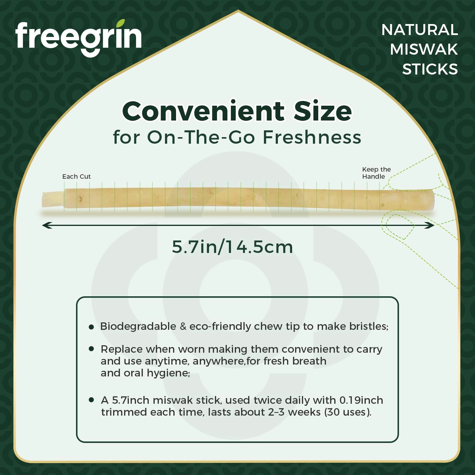 Miswak Sticks - 9-Piece Pack