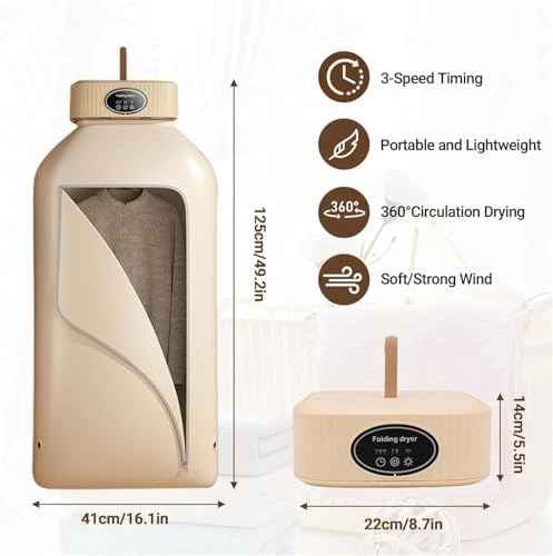 Foldable Clothes Dryer - 10kg 600W