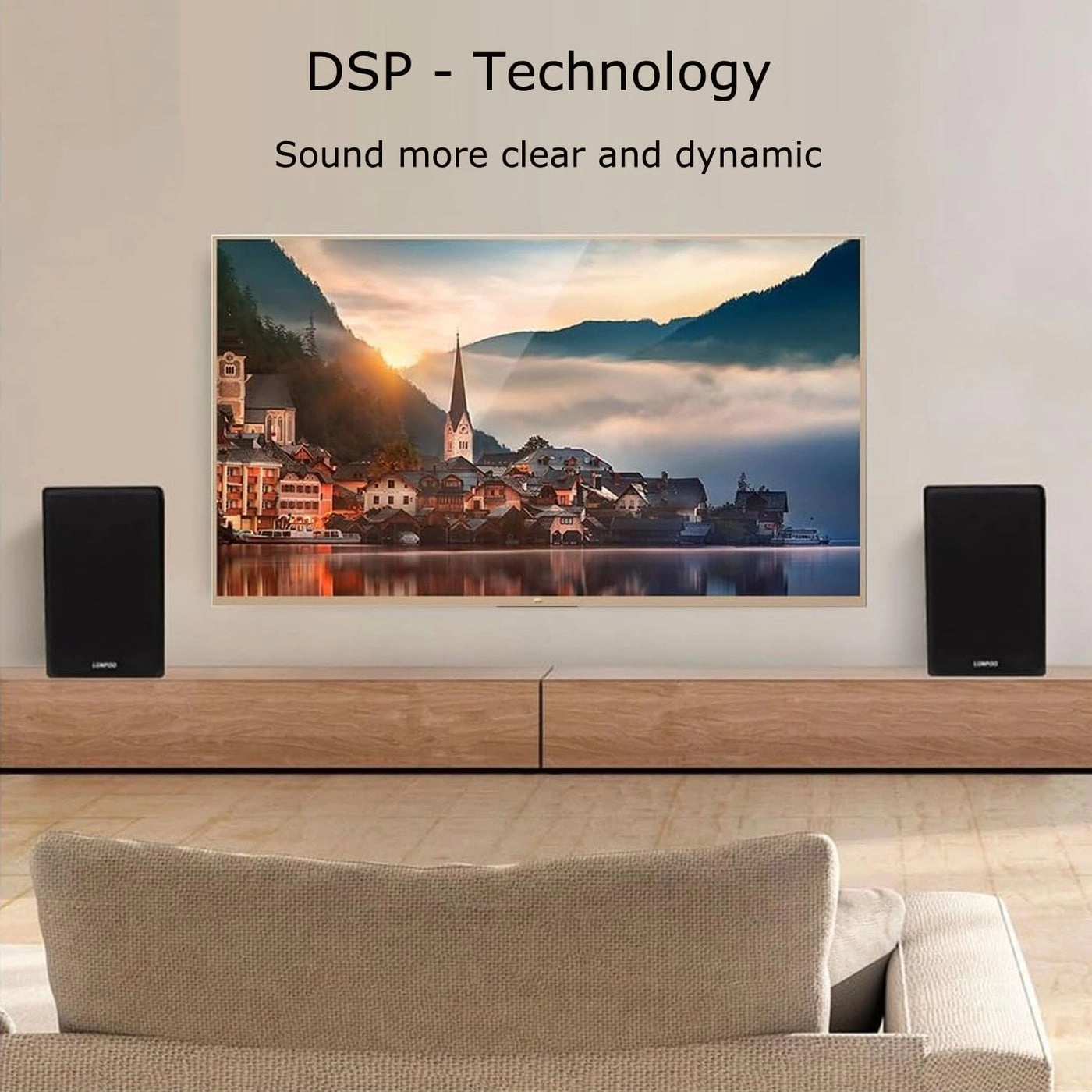 Bluetooth Bookshelf Speakers - 60W