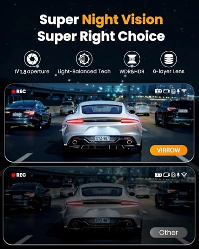 360 Dash Cam - 1080P*4 FHD