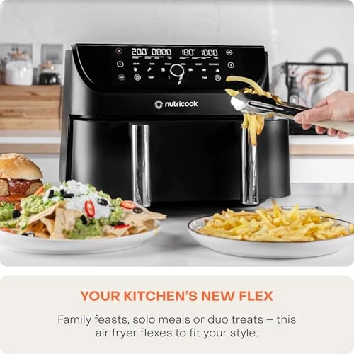 (Renewed) Air Fryer Duo 2 Flexzone XL