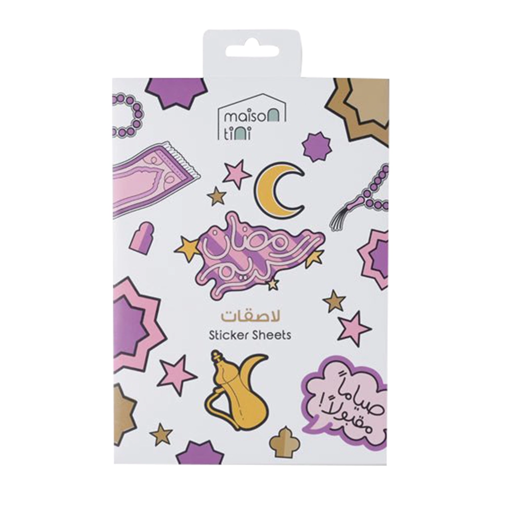 Ramadan Sticker Book 5 sheets 100 pcs