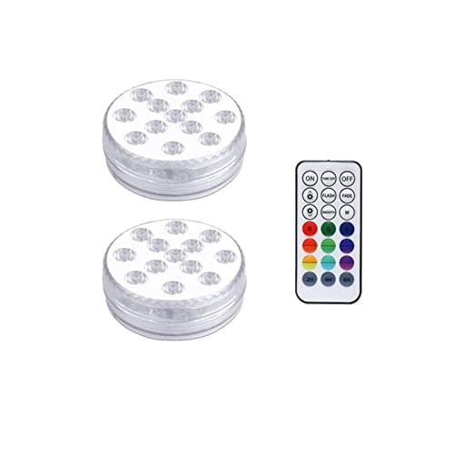 Underwater Submersible LED Lights - 13 LEDs IP68 USB Rechargeable