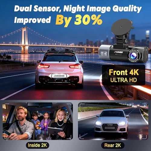 3 Channel Dash Cam - 4K 25FPS