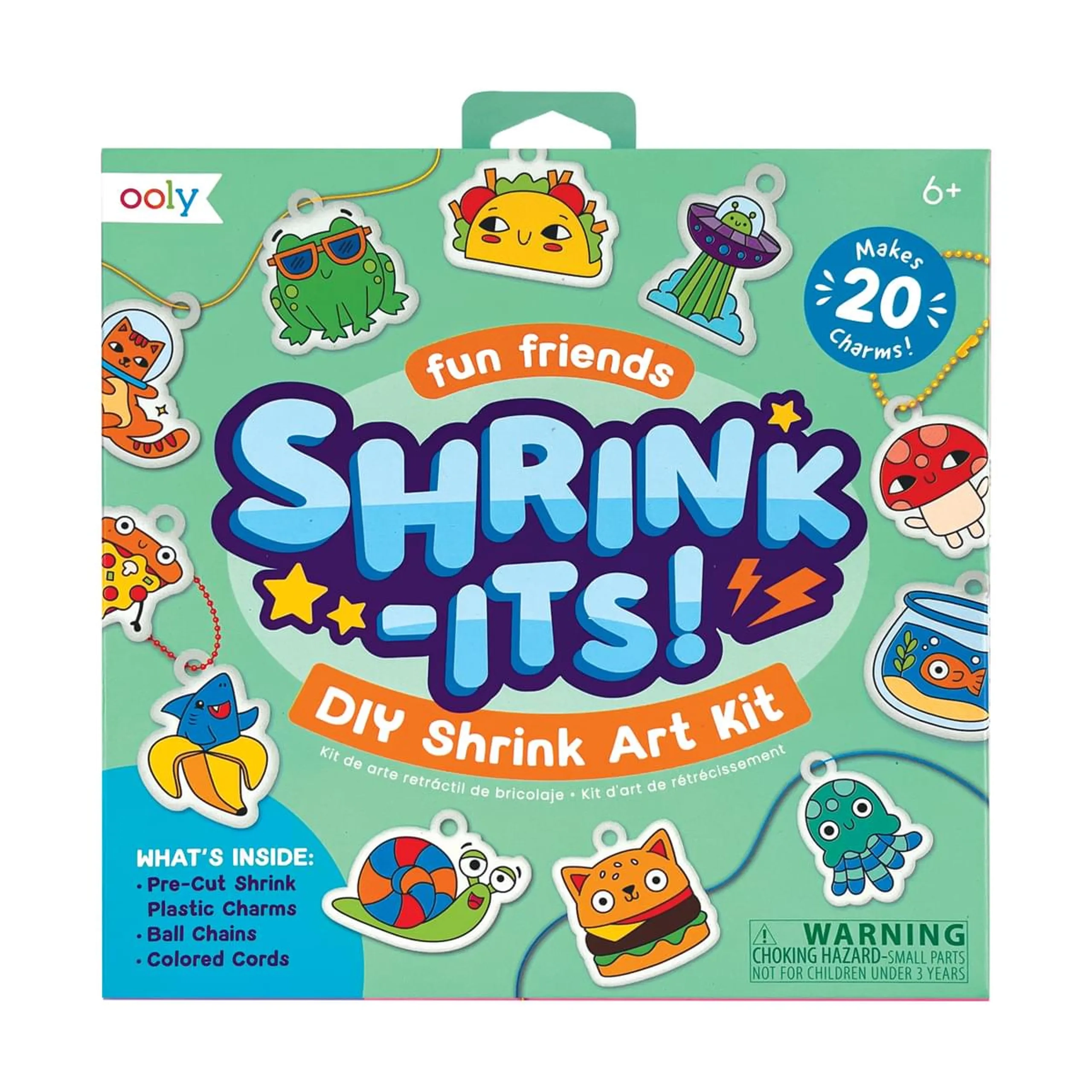 OOLY Shrink Its DIY Shrink Art Kit - 20 pieces