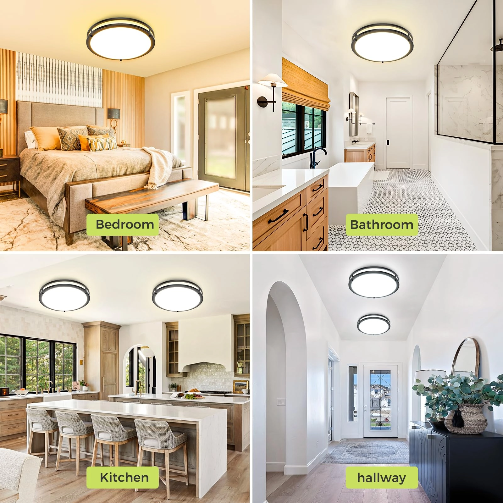 Flush Mount Ceiling Light - 5CCT Dimmable Pack