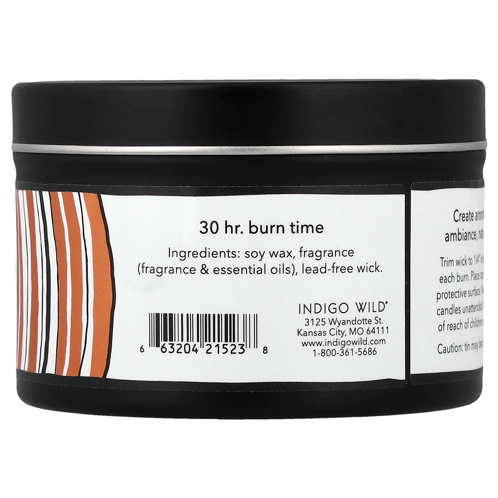 Soy Candle - Amber 7 oz 198 g