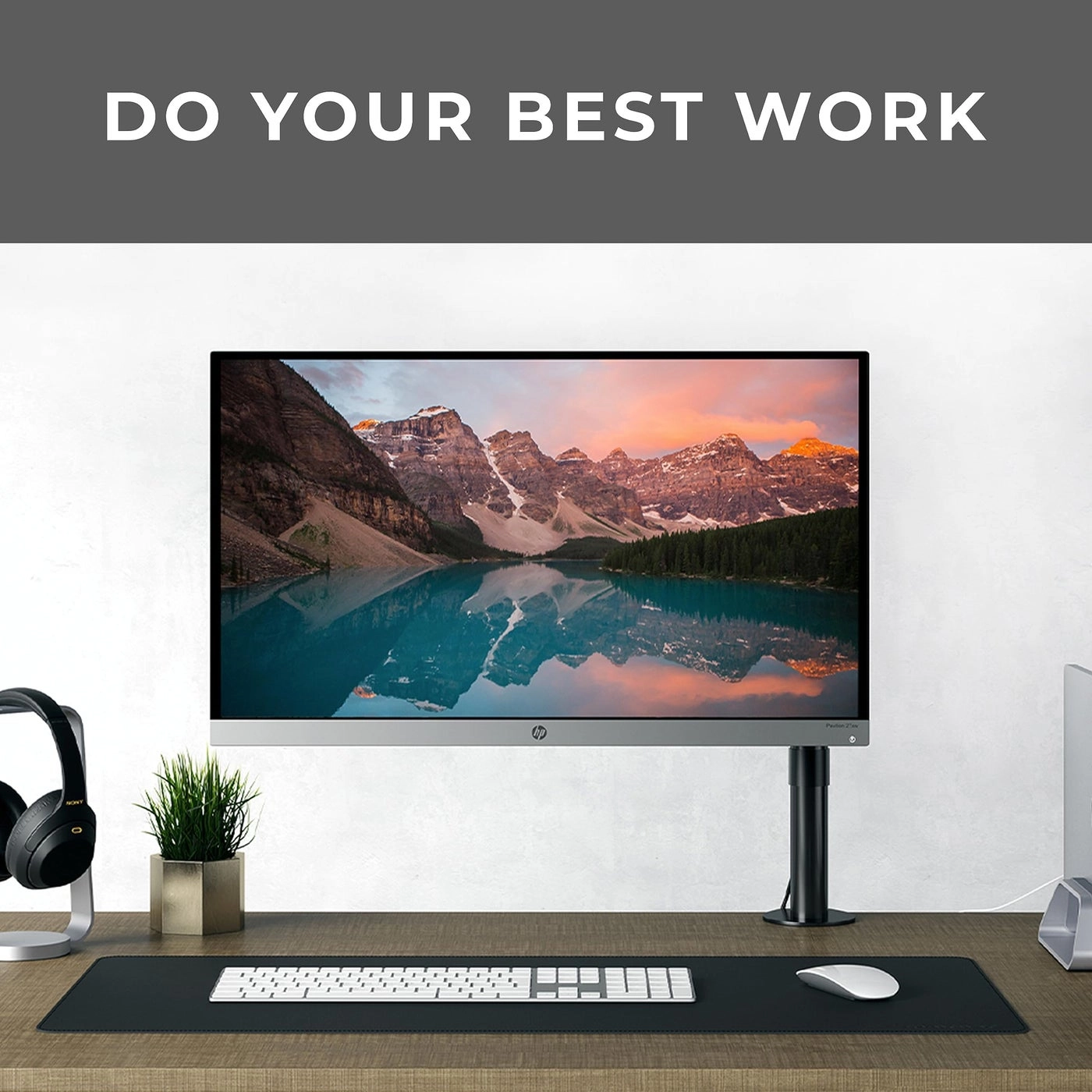 VESA Mount Adapter Bracket - High Stability Includes Stabilizer (V2)