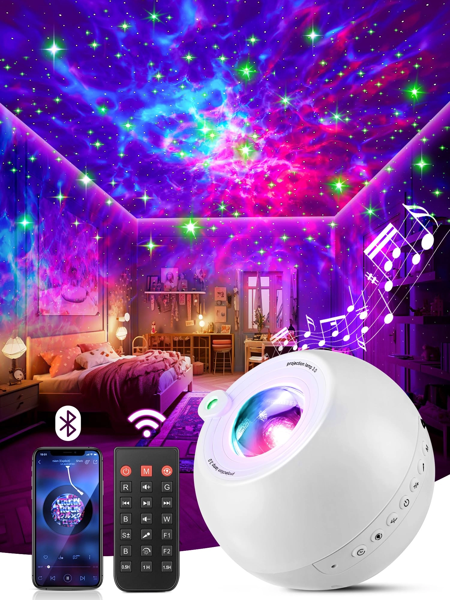 TK CO.,Ltd. Star Light Signs - Corded Electric Starry