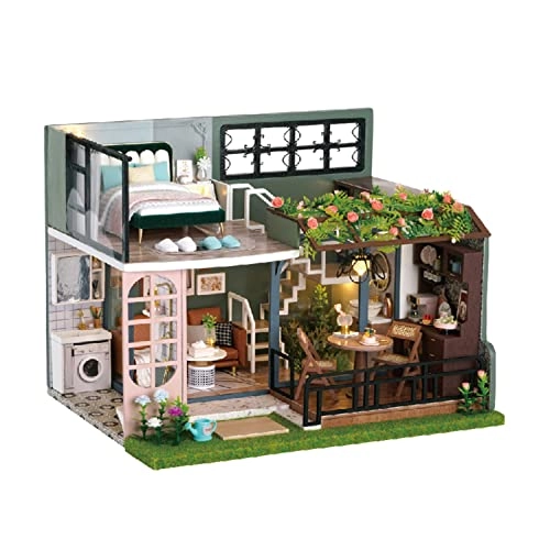 Dollhouse Miniature DIY House Kit - Half of the Garden 1:32
