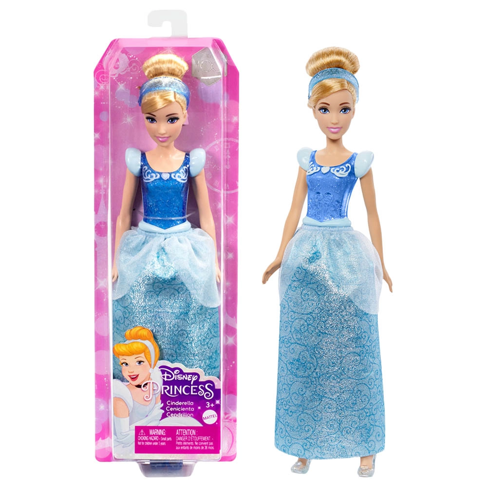 Cinderella Fashion Core Doll - Posable Brushable hair Ages 3+