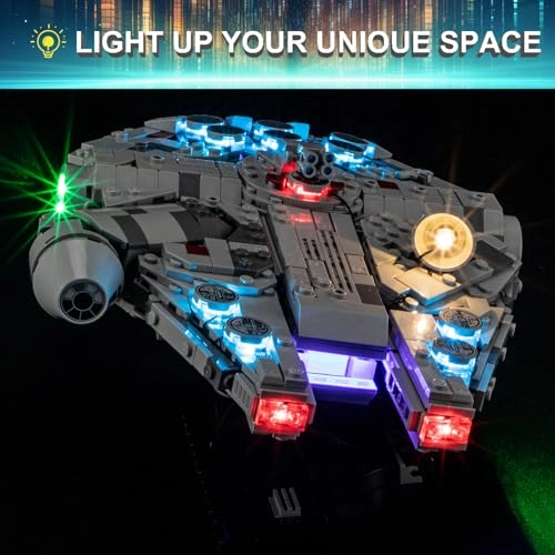 LED Light Kit for LEGO 75375 Millennium Falcon Set