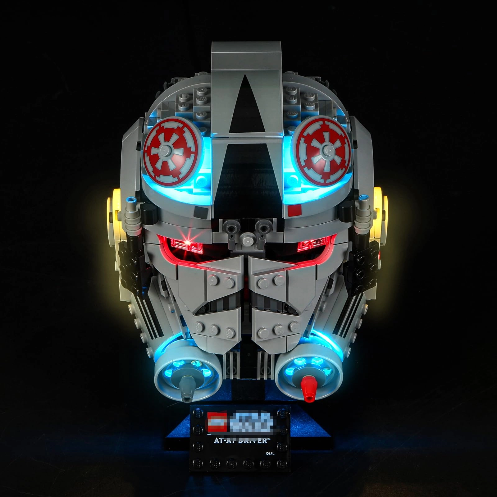 MENZAVA LED Lighting Kit for LEGO Driver Helmet AT-AT 75429