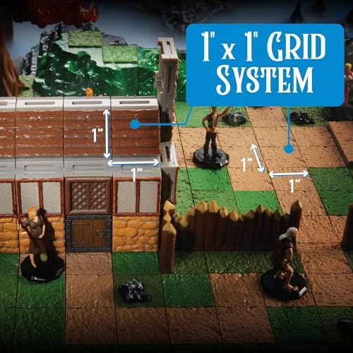 Dungeon Builder Set - 159 Pc Painted 3D Interchangeable