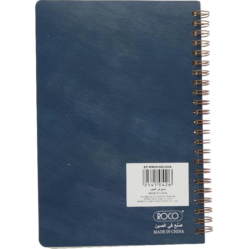 Notebook 19 X 26 cm Spiral - Grid 100 Sheets
