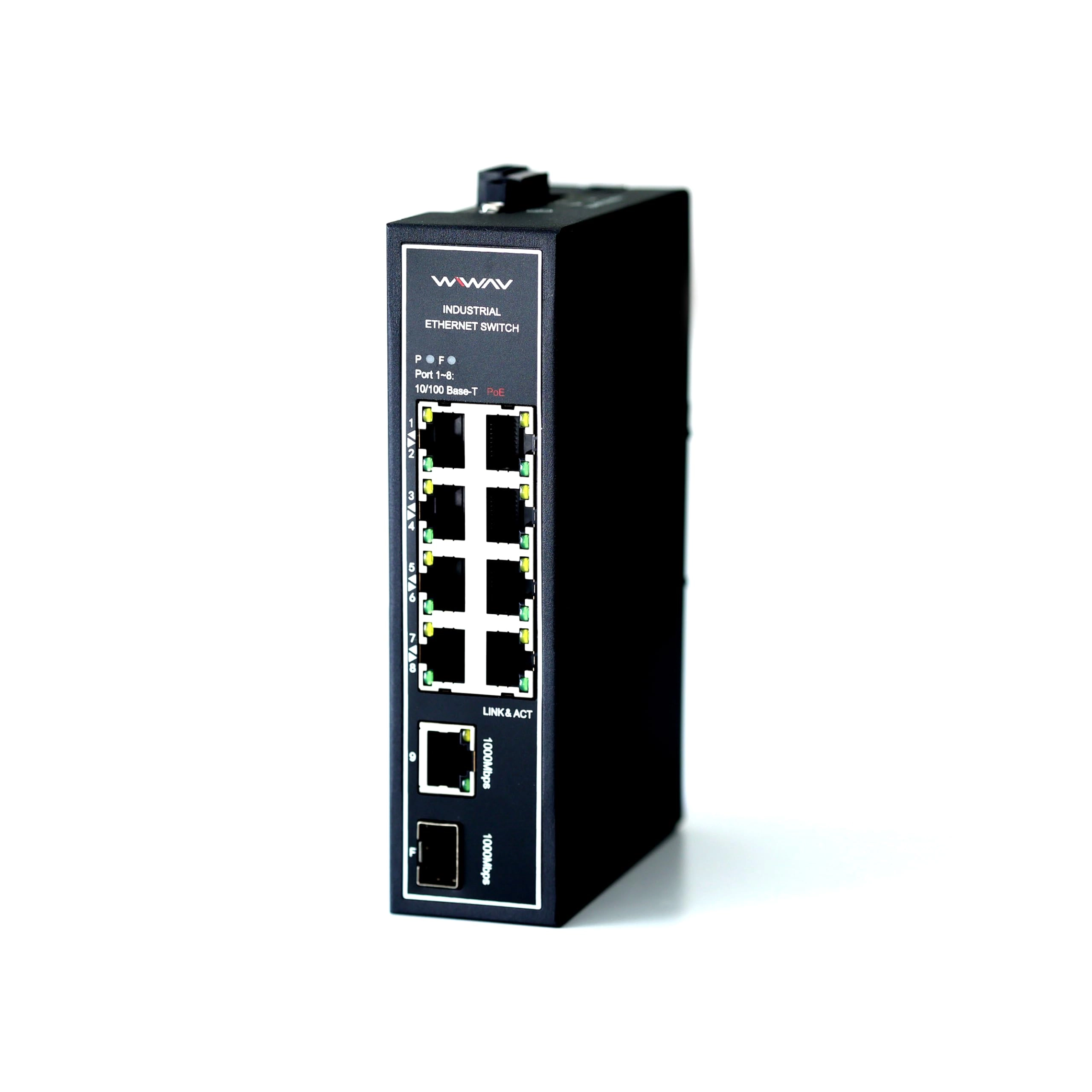 WIWAV INC. WDH-8ET1GT1GF-POE 10-ports