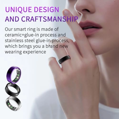 Smart Ring - Heart Rate Monitor Sleep Tracker IP67 Waterproof