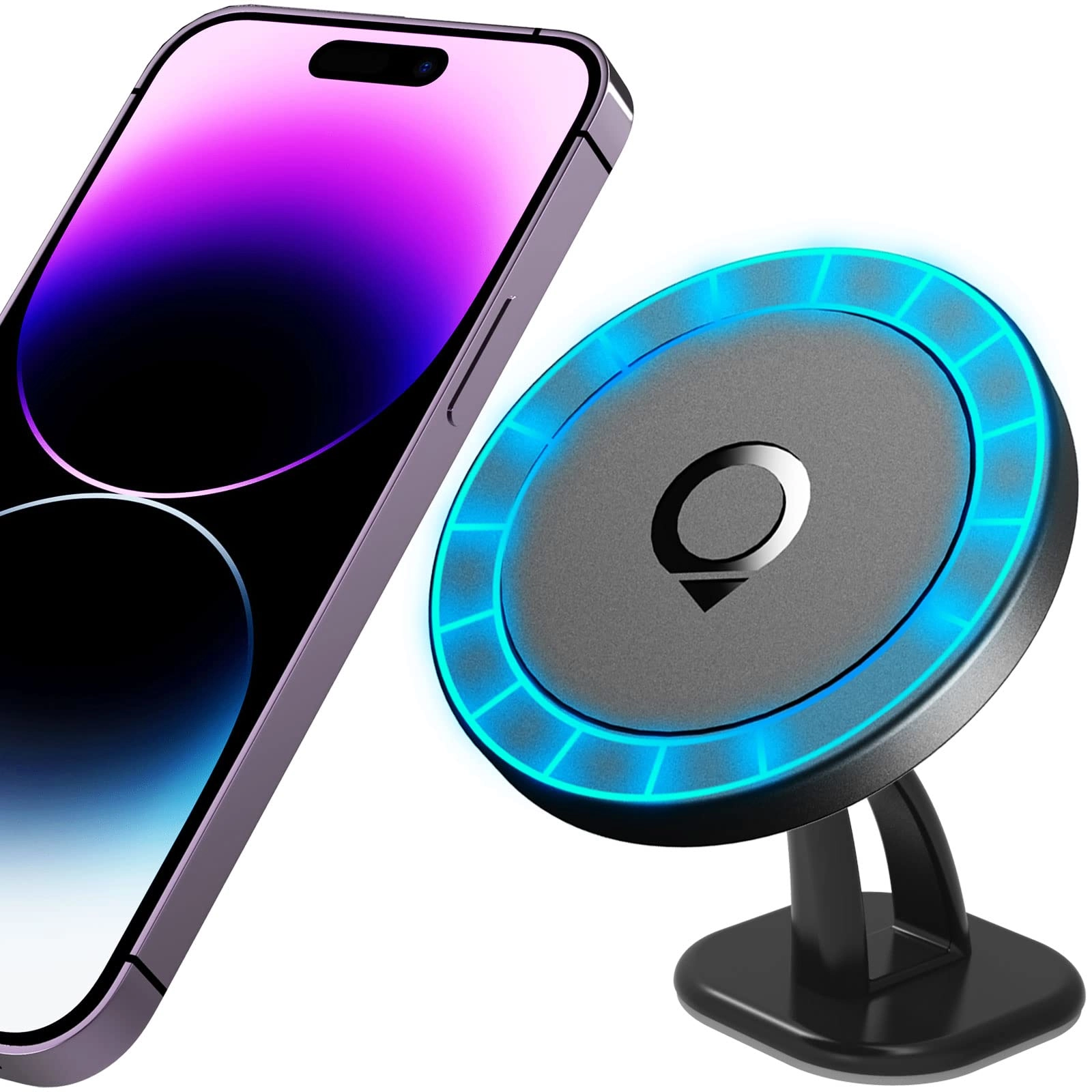 Quarble Compatible with Mag Safe Car Mount Dashboard Magnetic Phone Holder