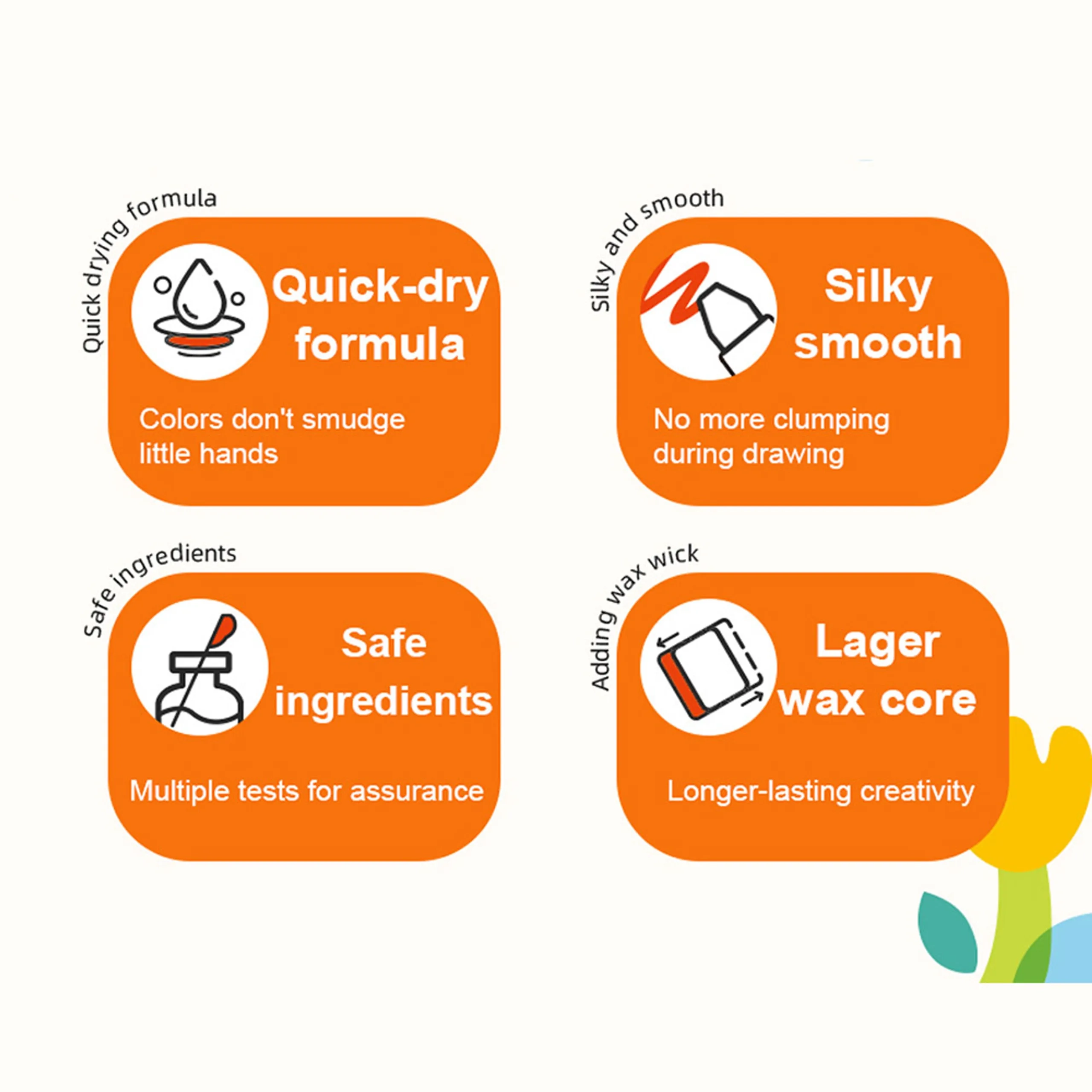 Washable Rotary Crayons