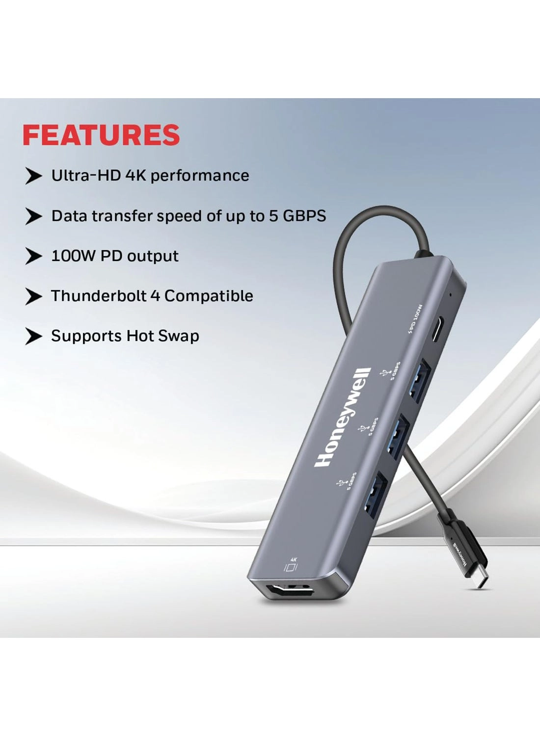 Type C Docking Station - 4K HDMI 100W PD 3x USB 3.0