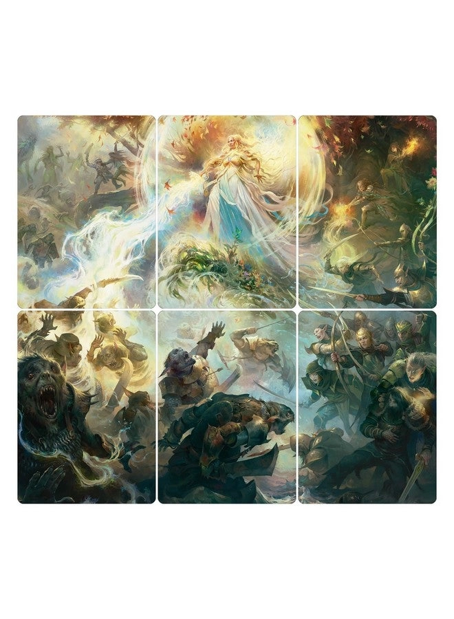 The Lord of The Rings: Tales of Middle-Earth Scene Box - 6 Scene Cards 6 Art Cards 3 Set Boosters Display Easel