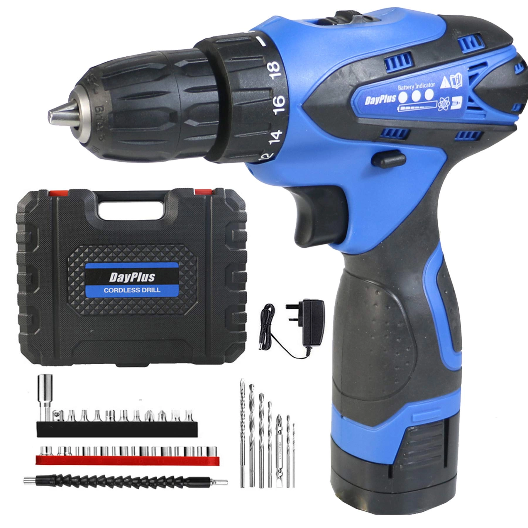 Cordless Drill Driver - 16.8V 1500mAh Set