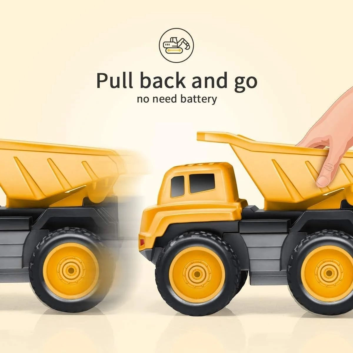 Construction Trucks - 1:64 6pcs