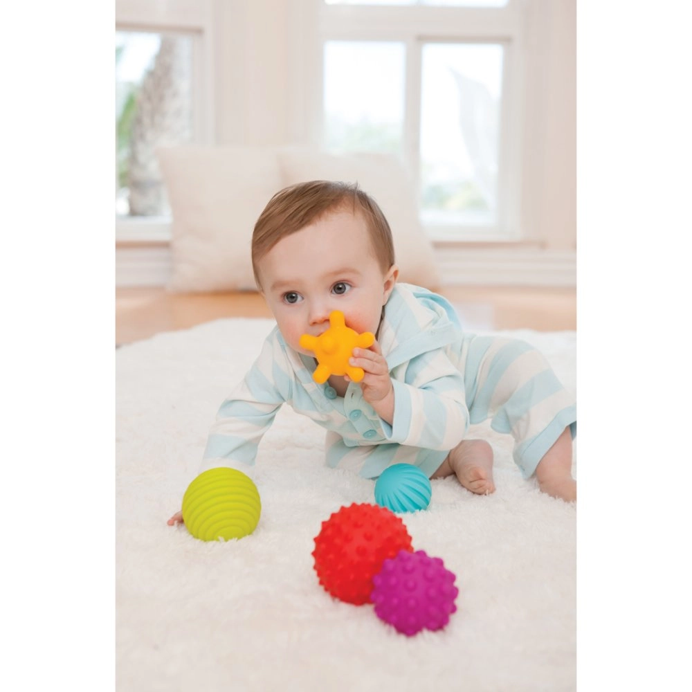 Textured Muliti-Ball Set - Suitable for 6 months and above 6-piece