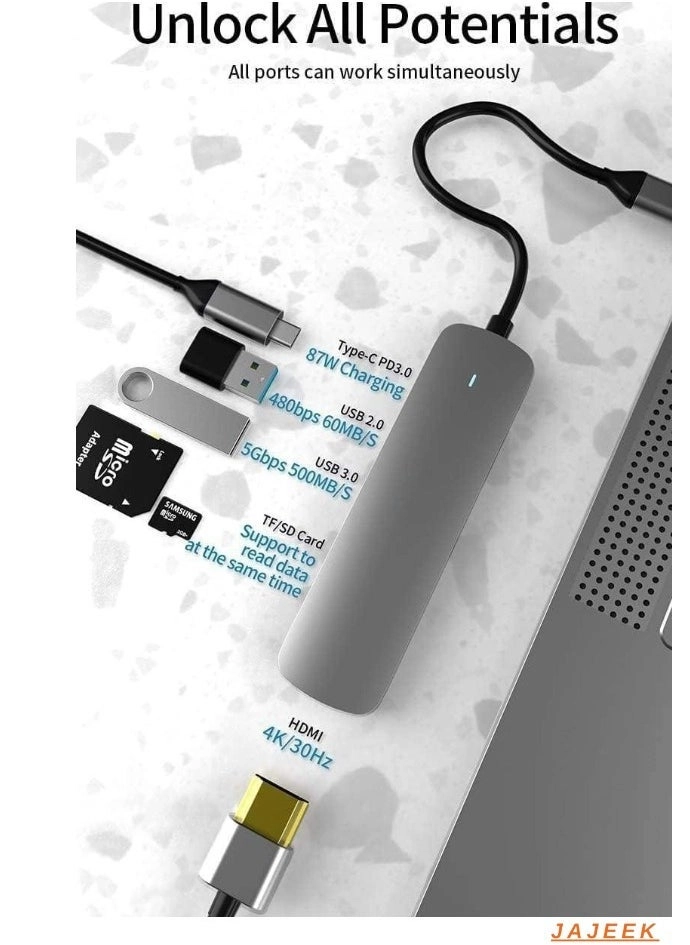 USB C Hub - 4K HDMI 100W PD