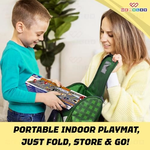 Striker Board Game - Finger Flick Play Mat 6 Car Striker