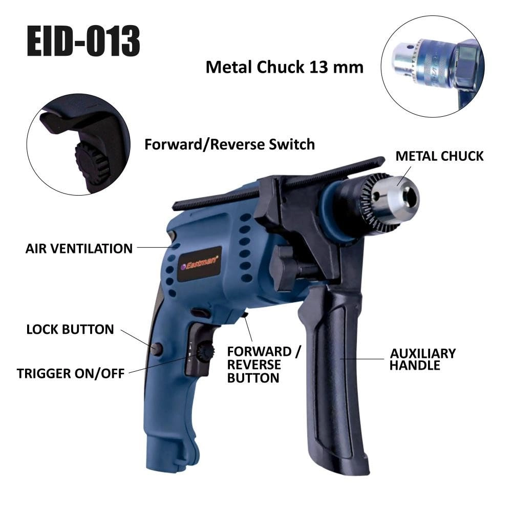 Impact Drill - 13 mm 600W 2800 rpm