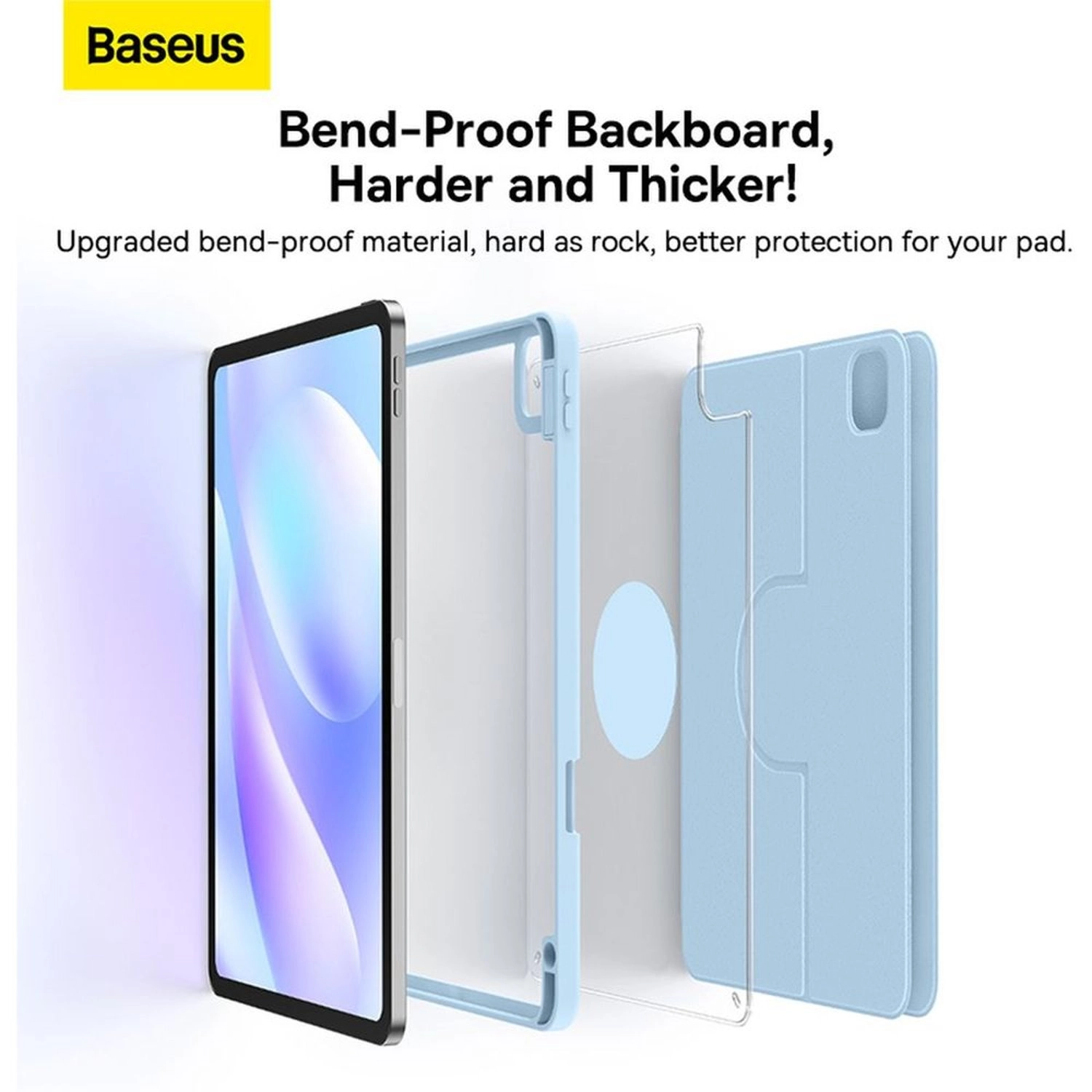 Magnetic Case with Pencil Holder for iPad 10.2-inch