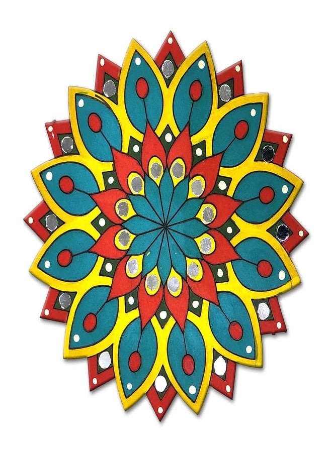 DIY Mandala Art Kit - Peacock Feather Bloom Design